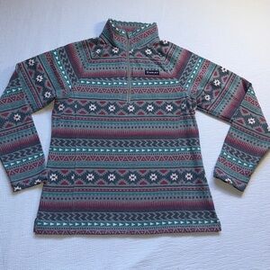 Ariat Aztec Print Zip Neck Pullover